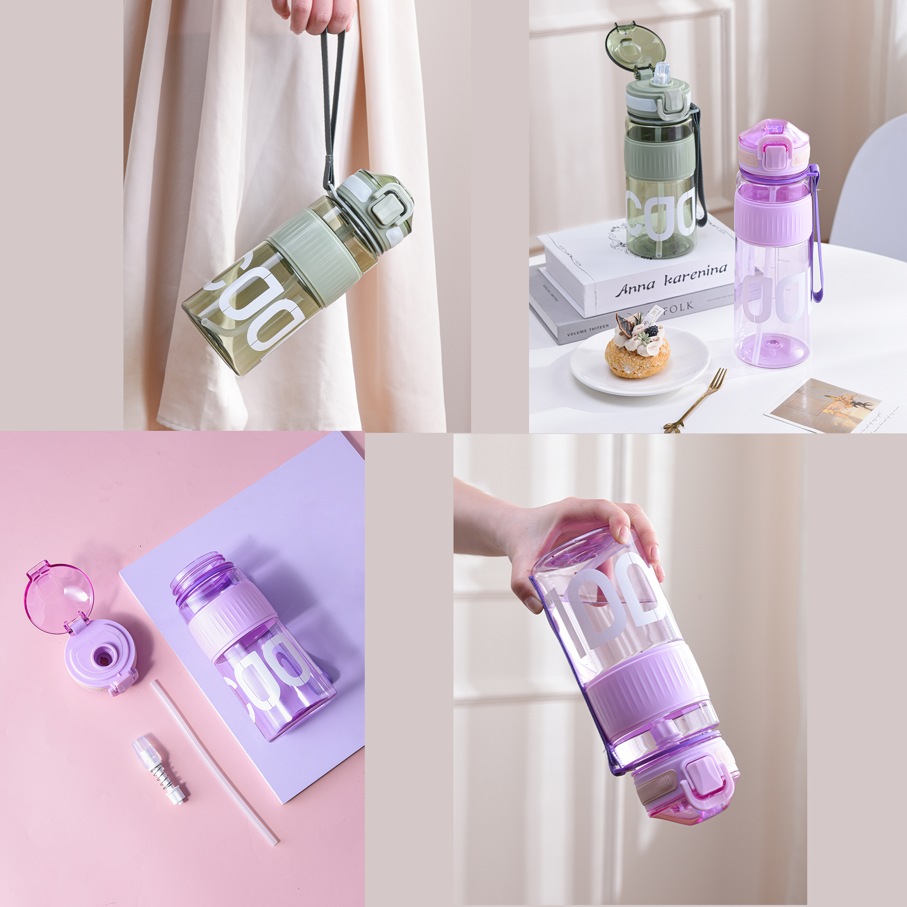 32 oz 24 oz Crystal-Clear Chic  Water  Bottle 2
