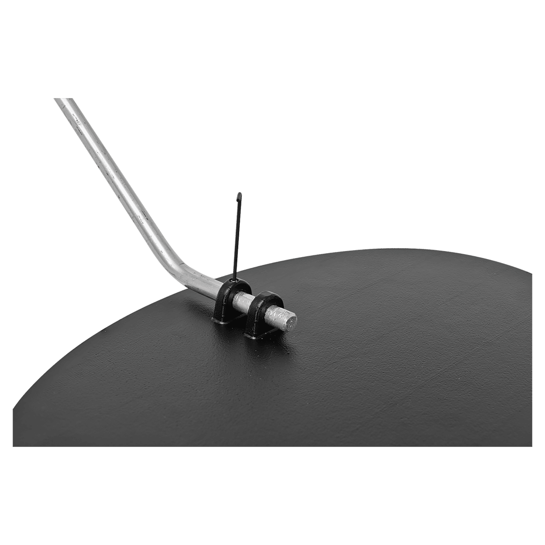 Oval Outdoor Cast Plaque-Stake Mount Silver 1