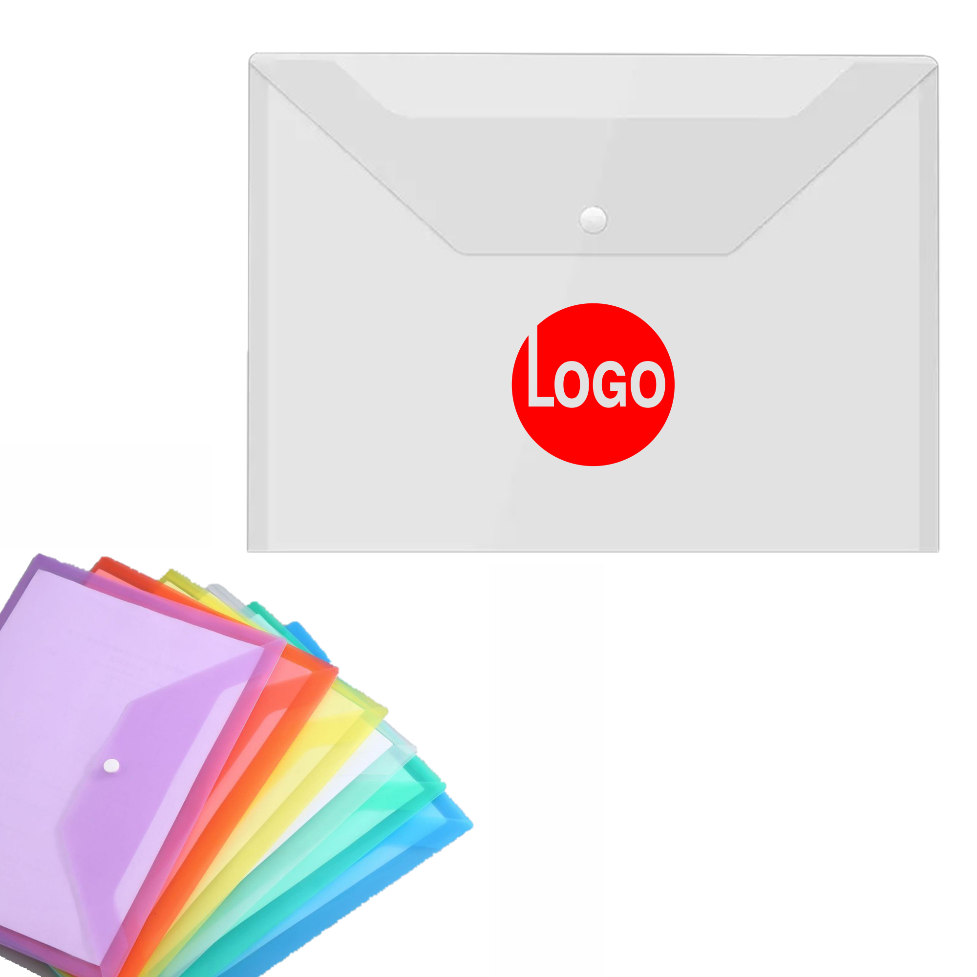 Stylish Transparent PP A4 File Pouch 5