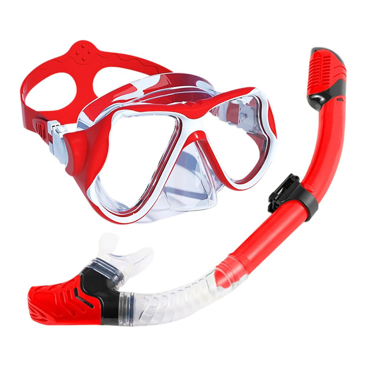 Lightweight Plastic Snorkel Set for Underwater Adventure 7