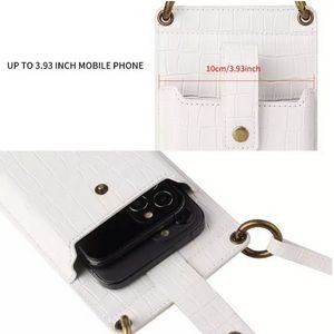 Mini One-Shoulder Crocodile Print Card Holder Wallet 3
