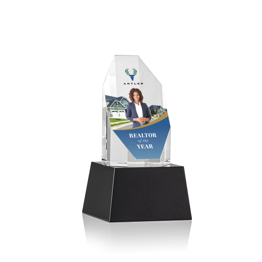 Barrhaven VividPrint™ Award on Base - Black