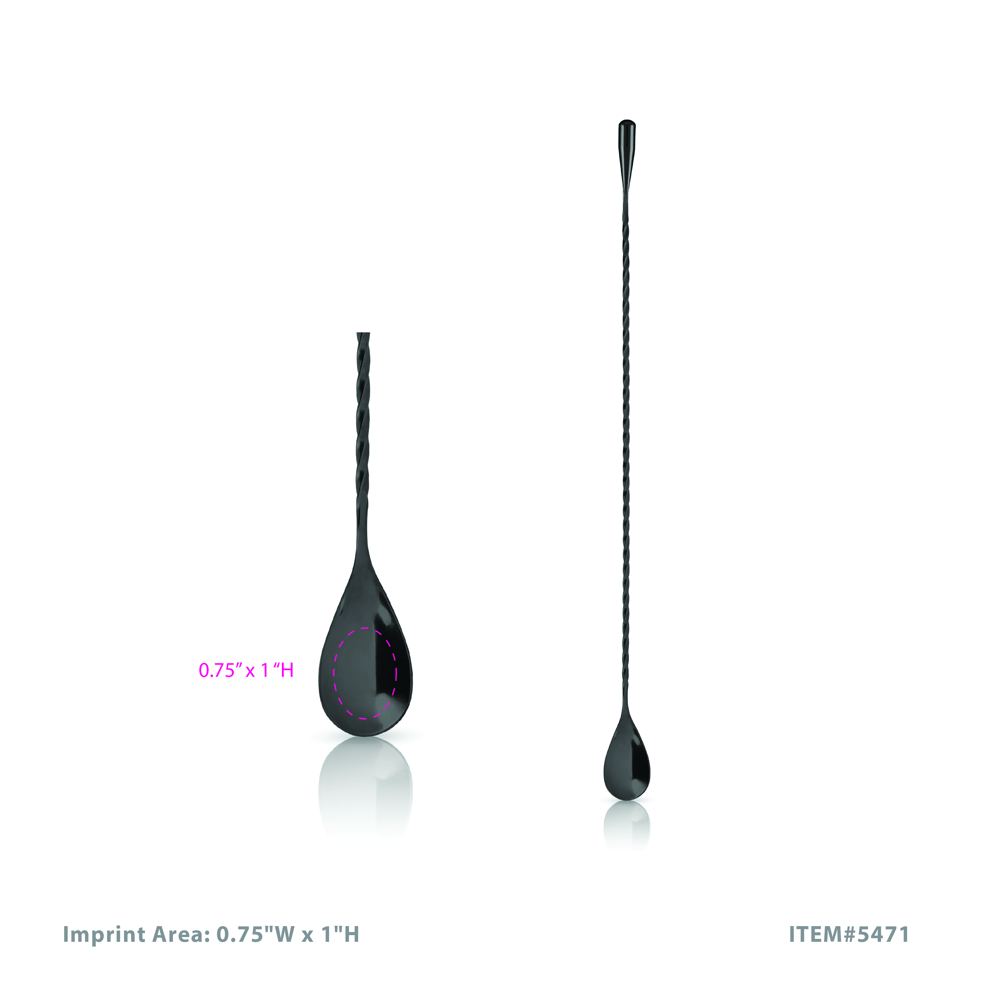 Viski® 40cm Weighted Barspoon 10