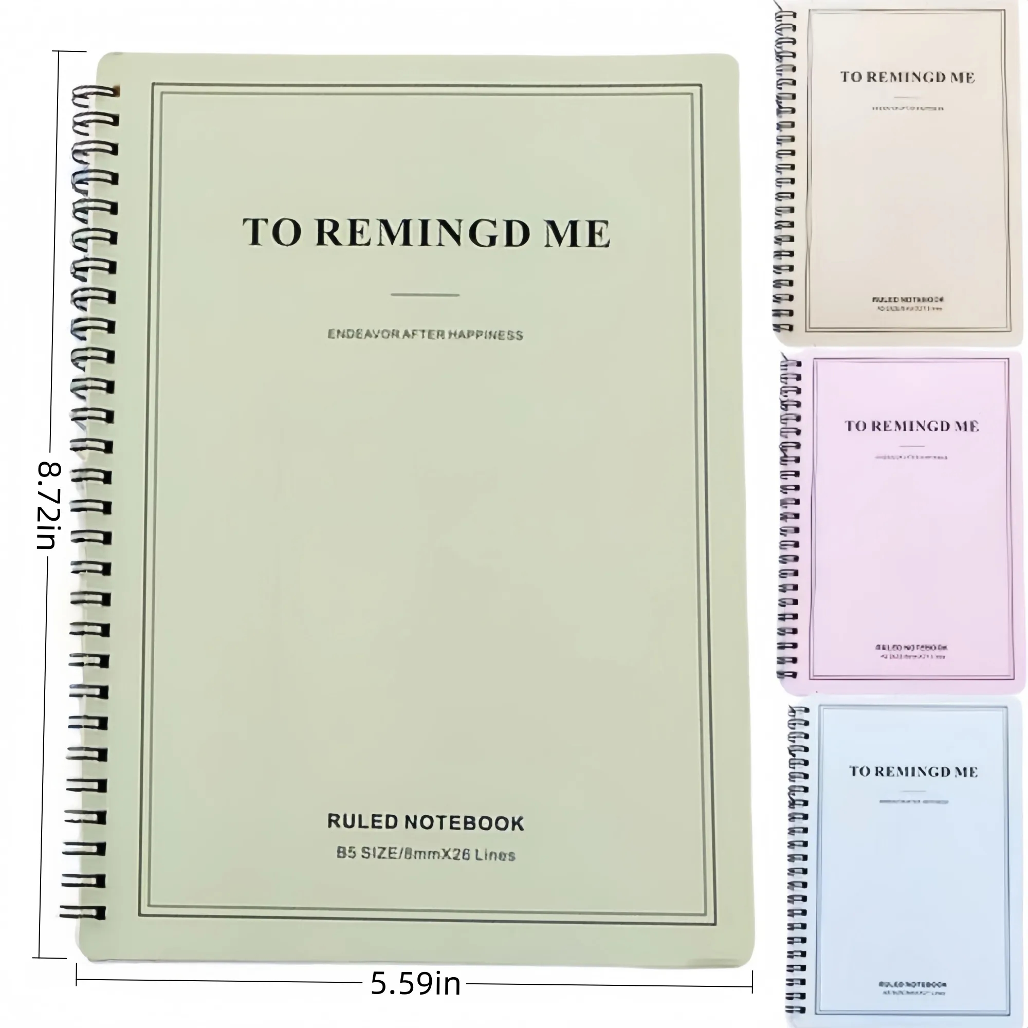 Coil - bound notebook, suitable for students' study and offi 4