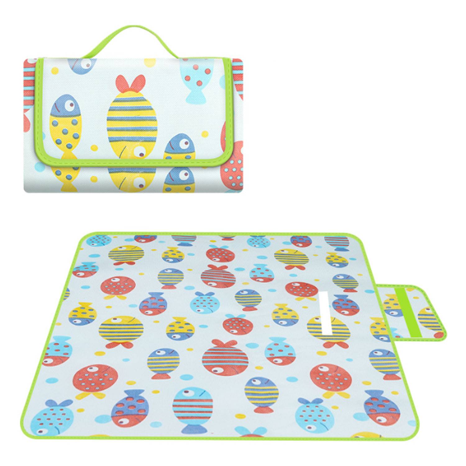 Lightweight Non-woven Picnic Blankets with Carry Handle 10