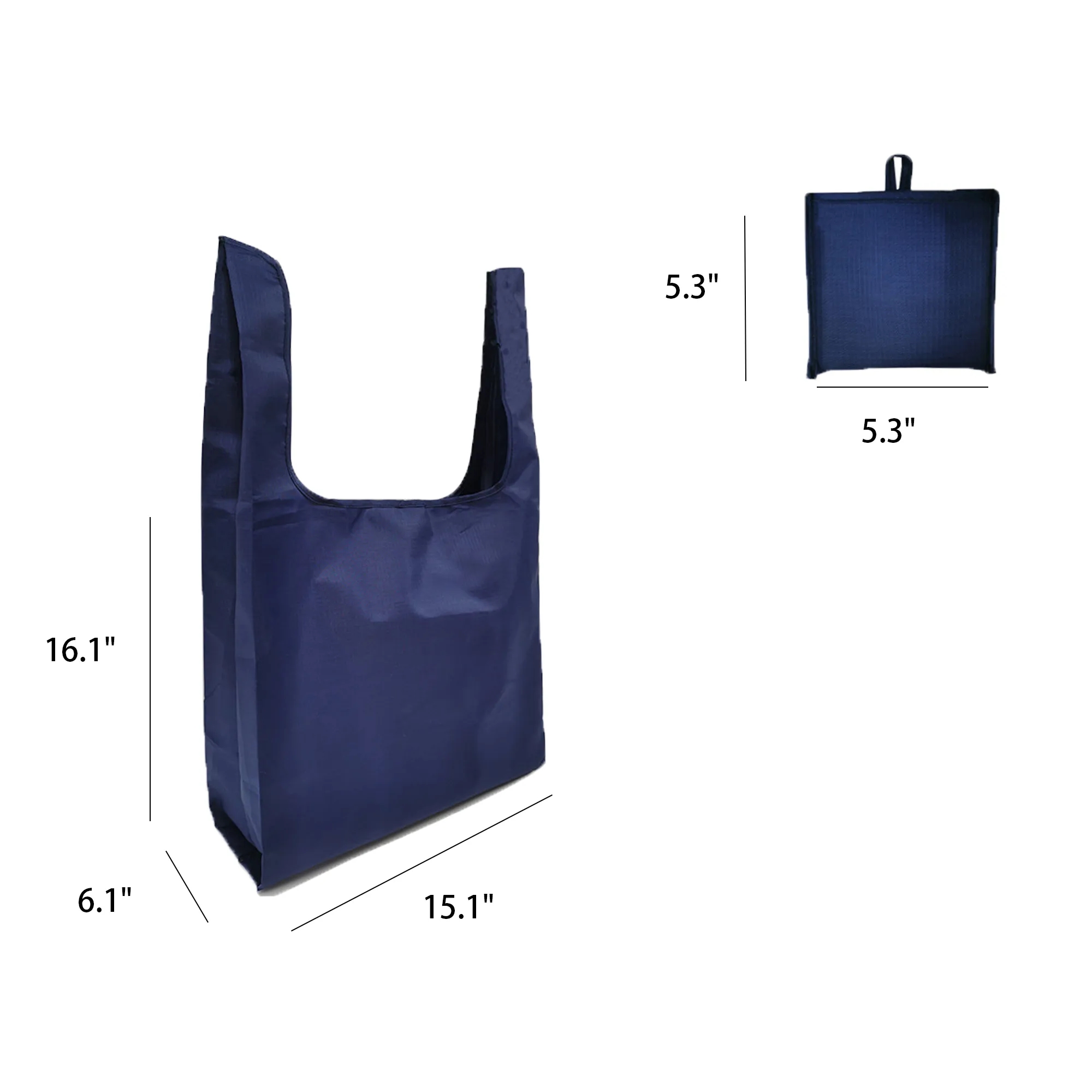 Polyester Collapsible Waterproof Shopping Bag, custom tote bag with logo imprint 5