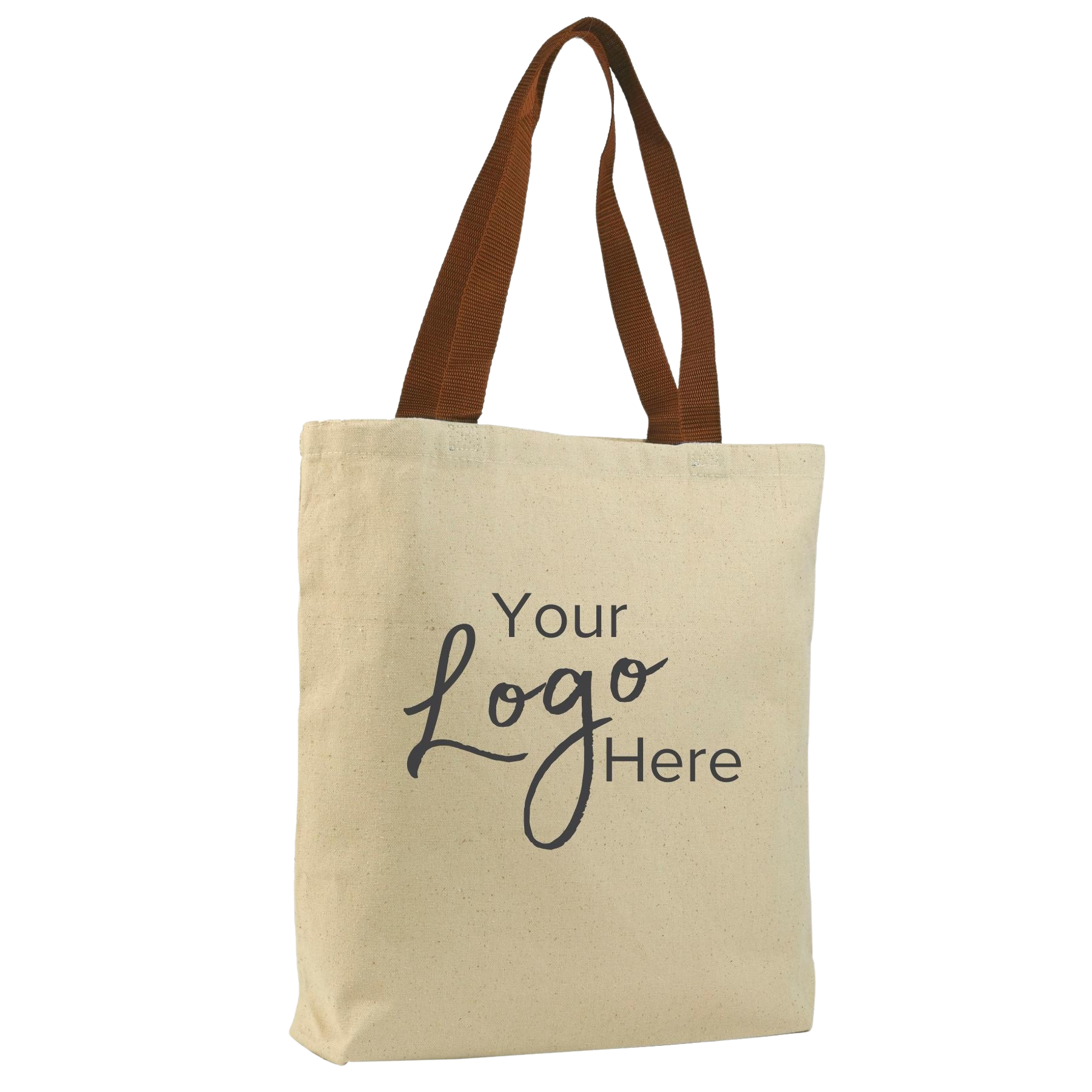 Promotional Tote 15" W x 15" H Natural Bag with 3" Bottom Gusset 4