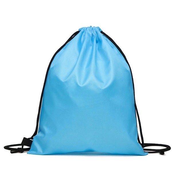 Ultra Light Polyester Drawstring Backpacks - 13" W x 16" H 4