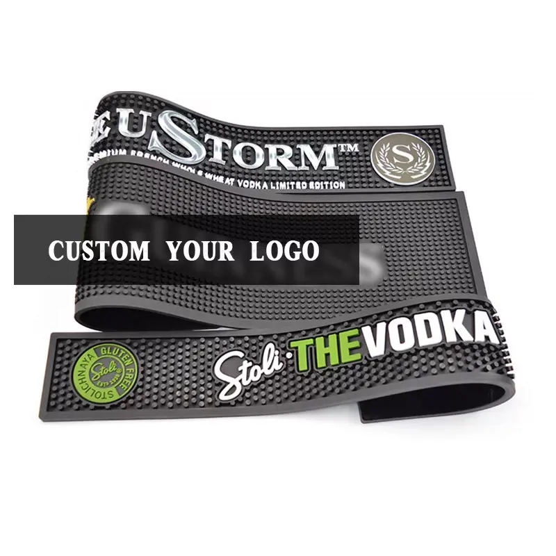 Soft PVC Branded  Rail Bar Mat-Custom Size & Design 6
