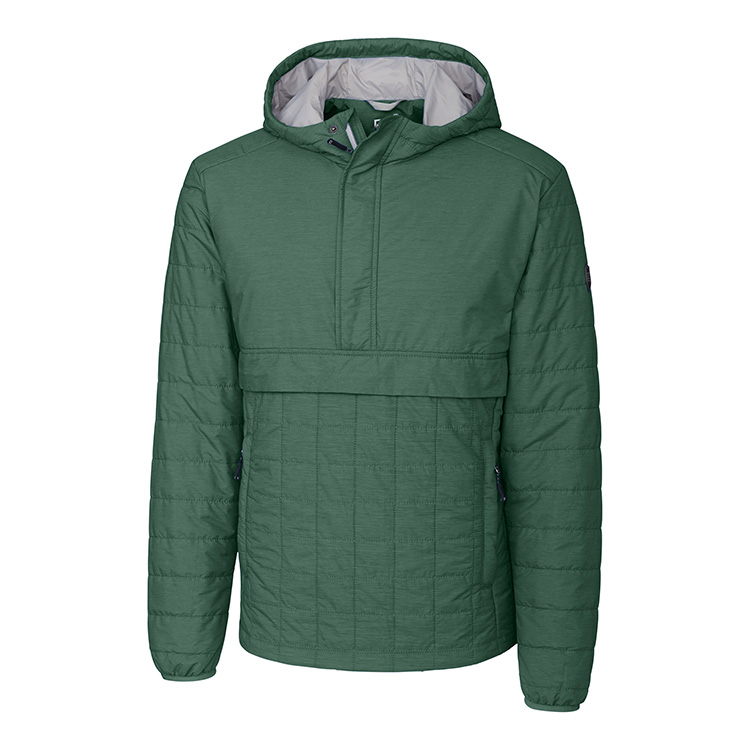 Cutter & Buck Rainier PrimaLoft Men's Eco Insulated Half Zip Popover Quilted Jacket 2