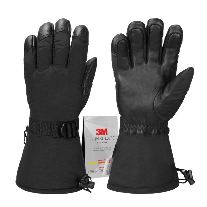 Cowhide Lengthened Labor Protection Gloves 2