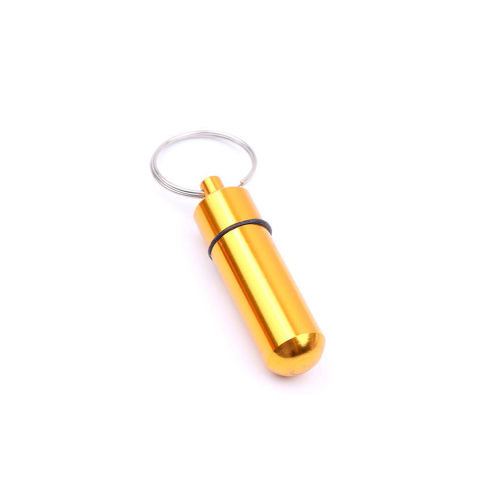 Waterproof Aluminum Pill Holders Storage Drug Container