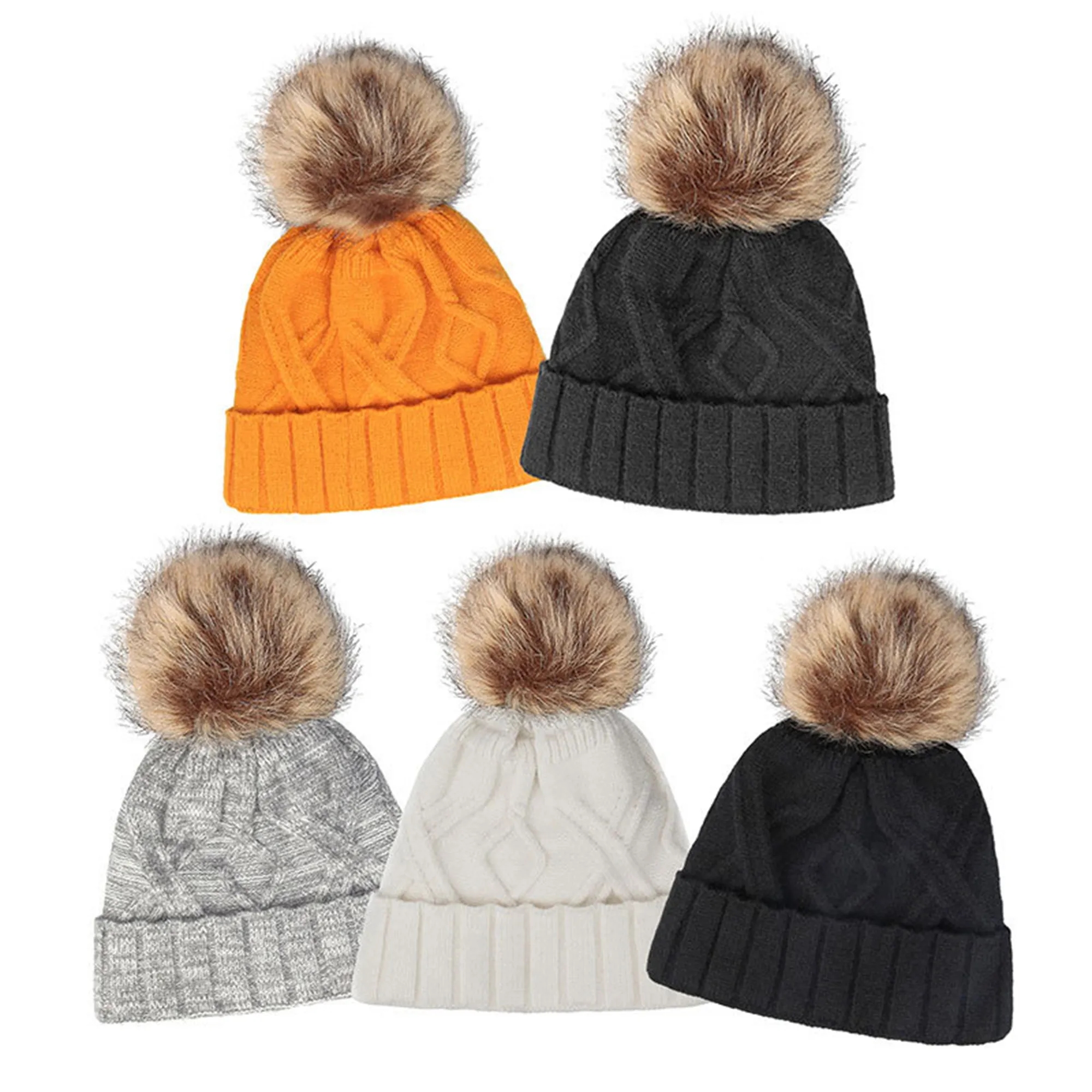 Autumn Winter Knit Hat Trendy 7