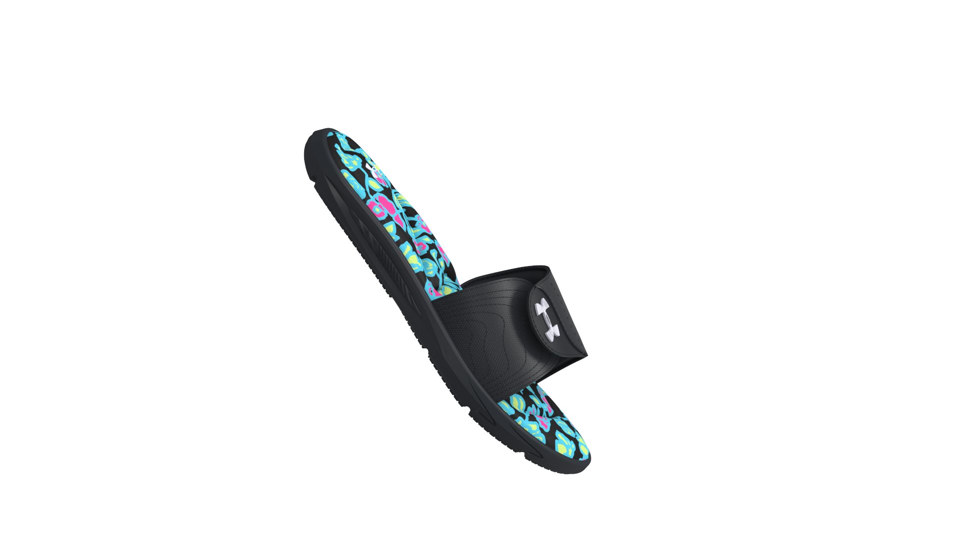 Girls' UA Ignite VI Graphic Footbed Slides 5