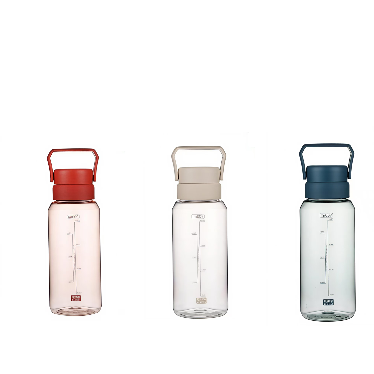 Big Apacity Plastic And Portable Frosted Water Bottle 1