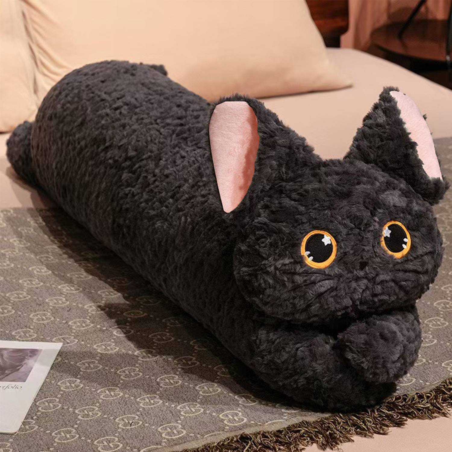 Ultra Soft Long Cat Plush Body Pillow 7