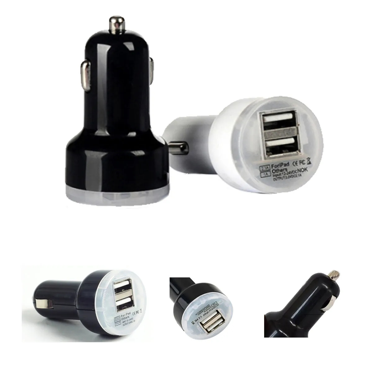 Mini Dual Ports Wide Compatibility Quick Charge Car Charger 5