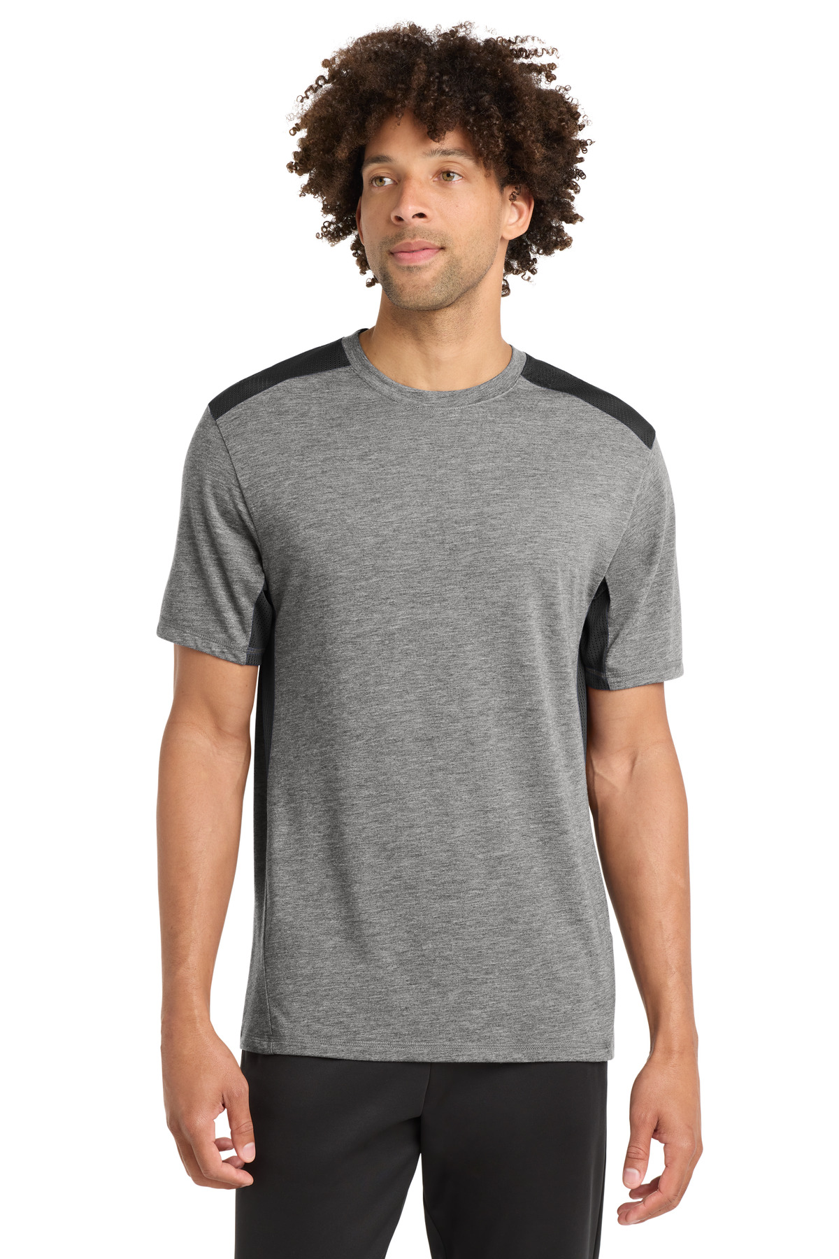 Sport-Tek PosiCharge Tri-Blend Wicking Draft Tee. ST410 13