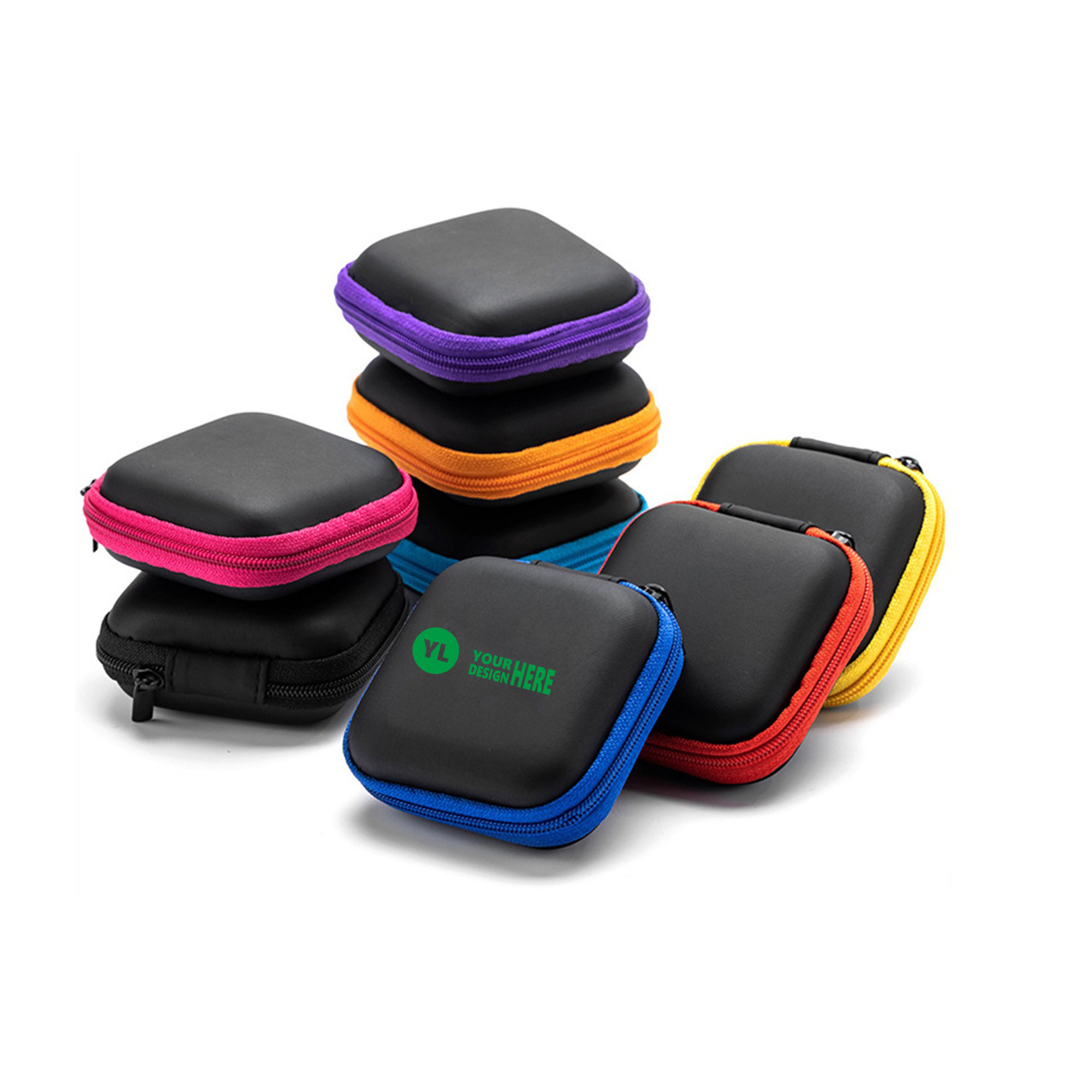 Square Earbuds Carrying Case 2