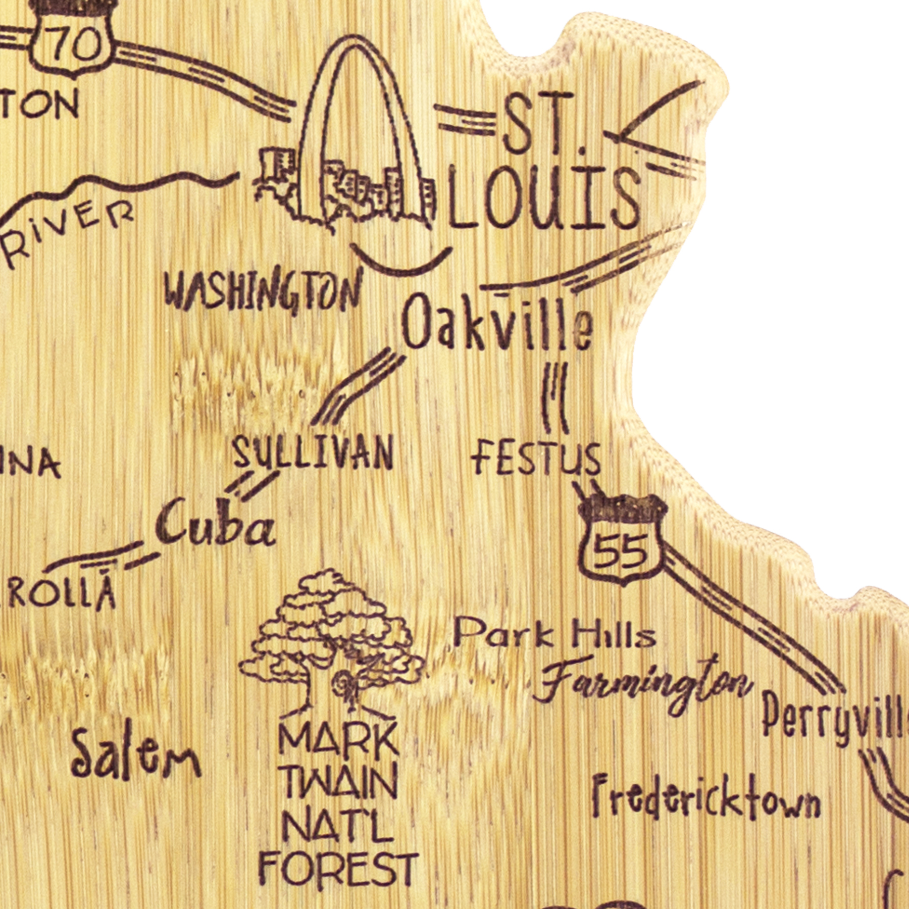 Destination Missouri Cutting & Serving Board 5