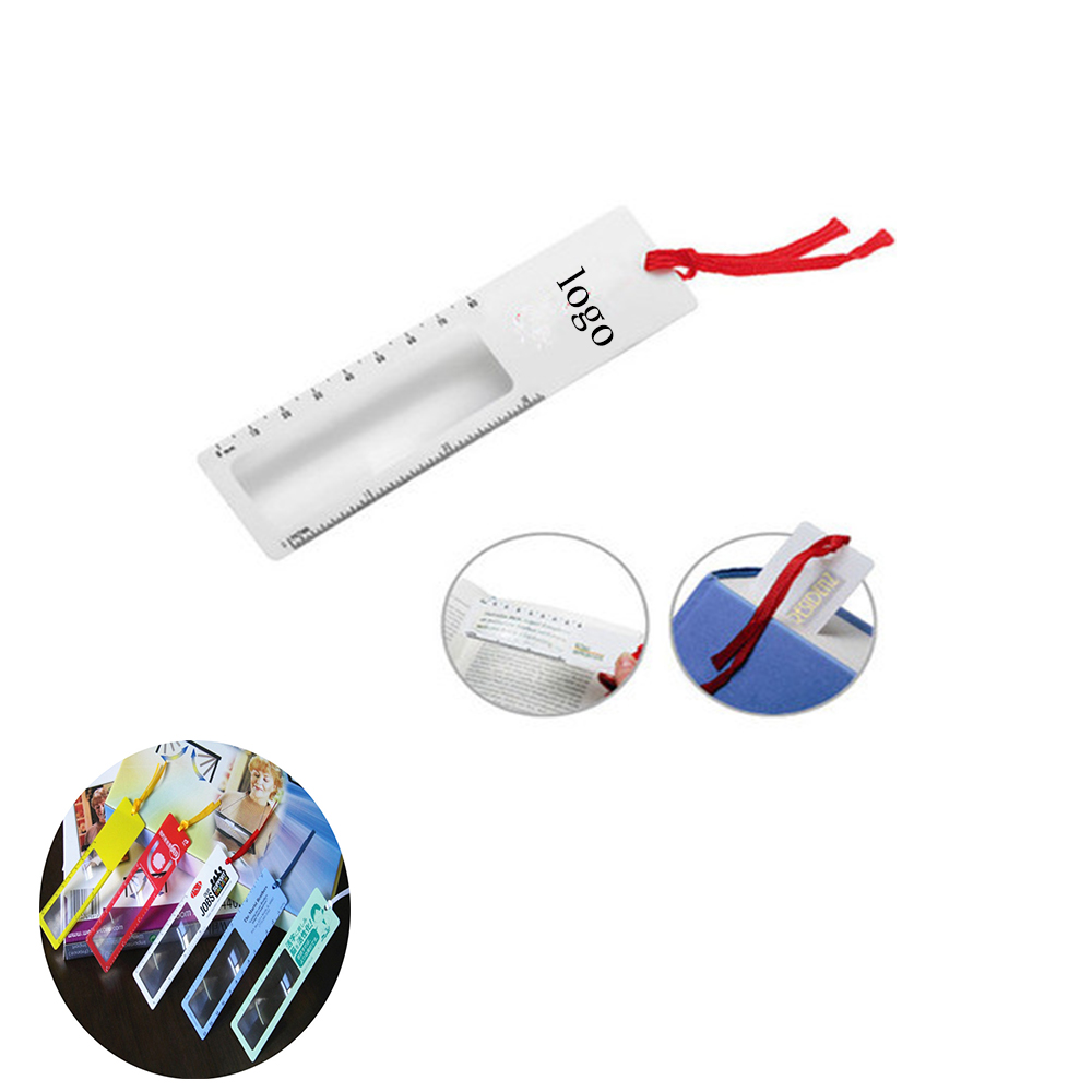 PVC Bookmark Magnifier With Silk Ribbon 2
