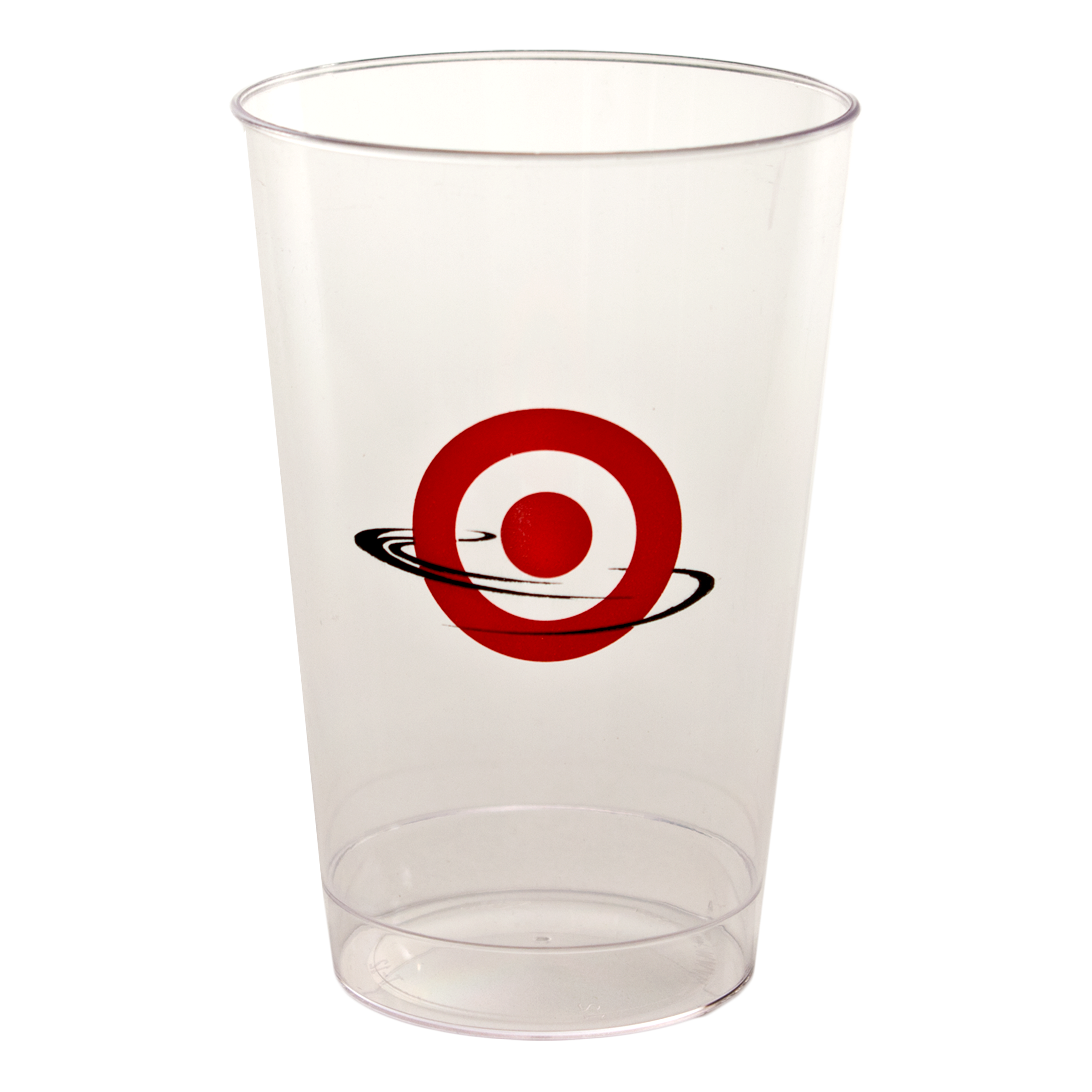 12oz Clear Plastic Hard-Sided Tumbler