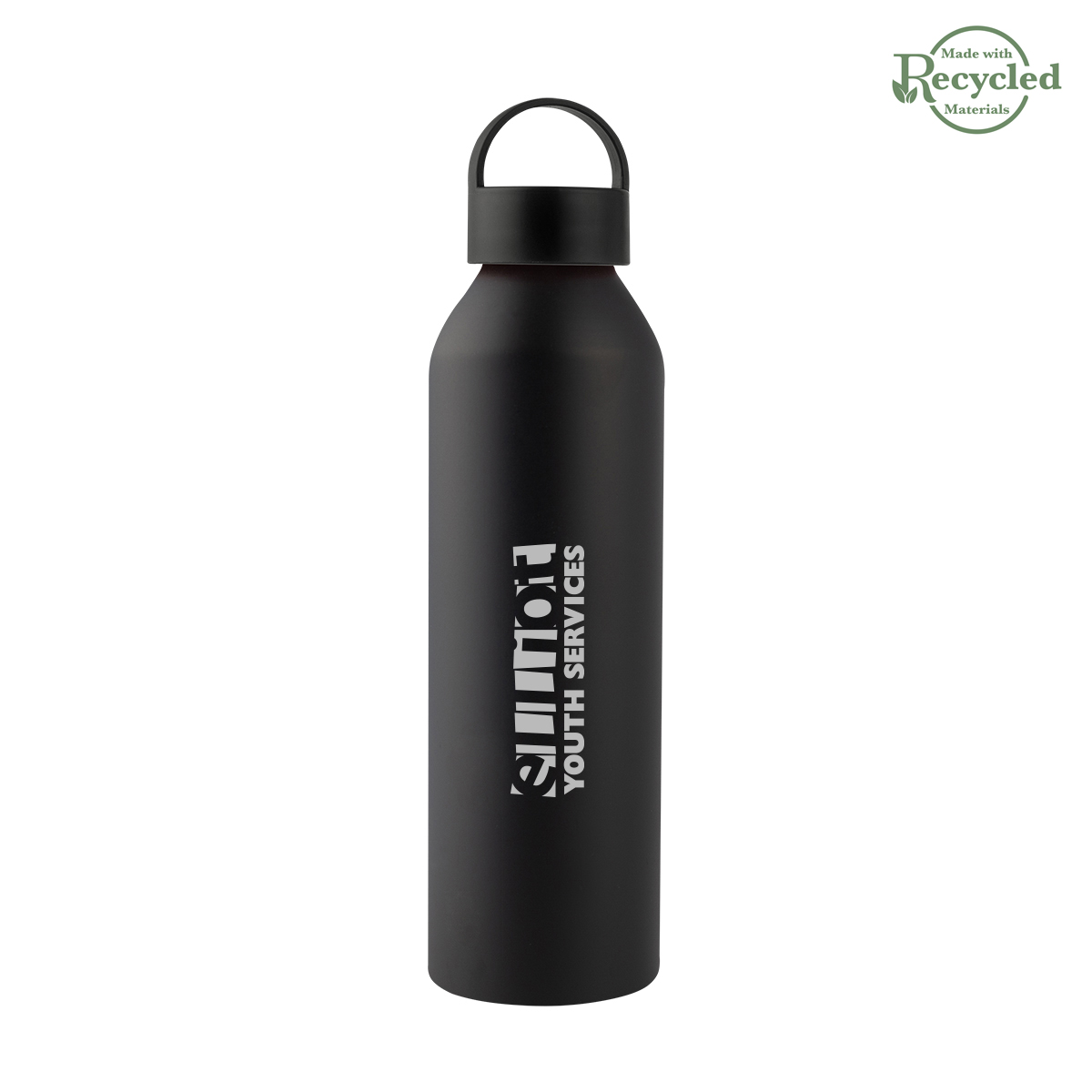 22 Oz. Darcy Aluminum Bottle With Recycled Lid, custom water bottle with logo imprint 4
