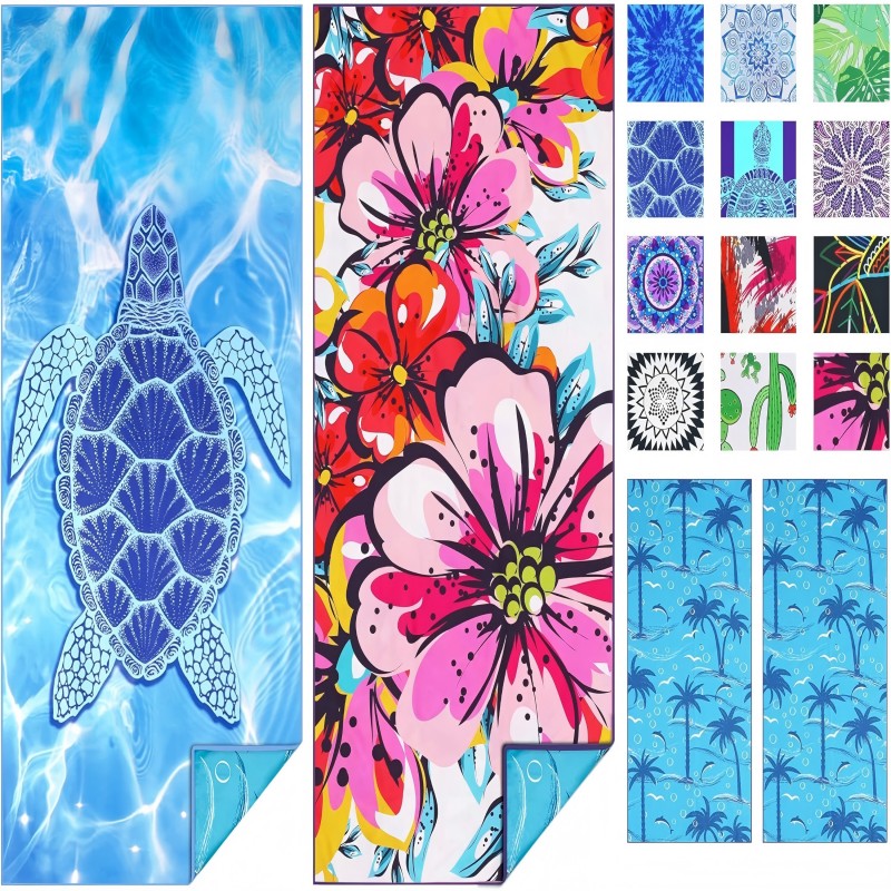 Custom Full-Color Beach Towel 4