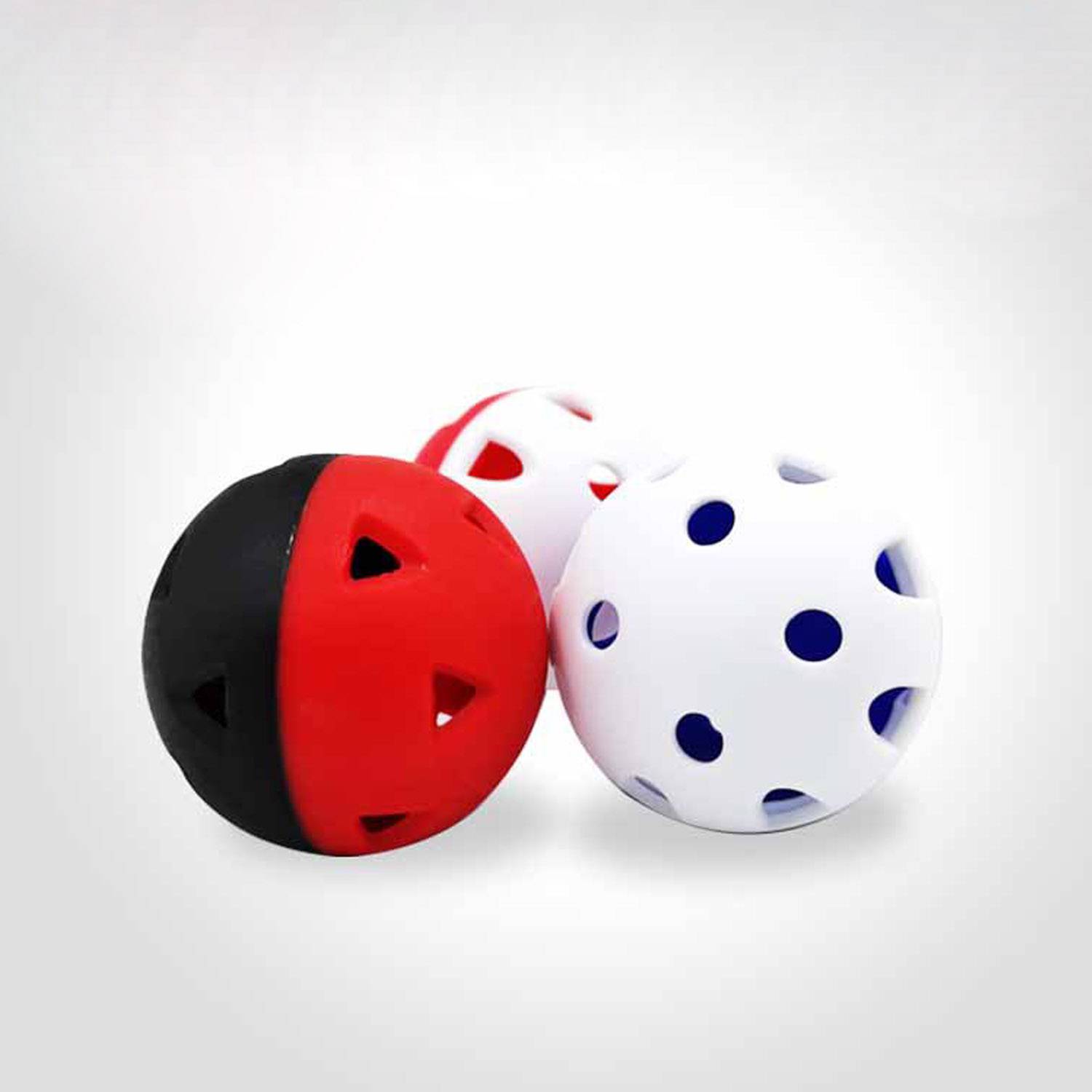 EVA Super Soft Dual Color 24 Hole Golf Practice Ball 3