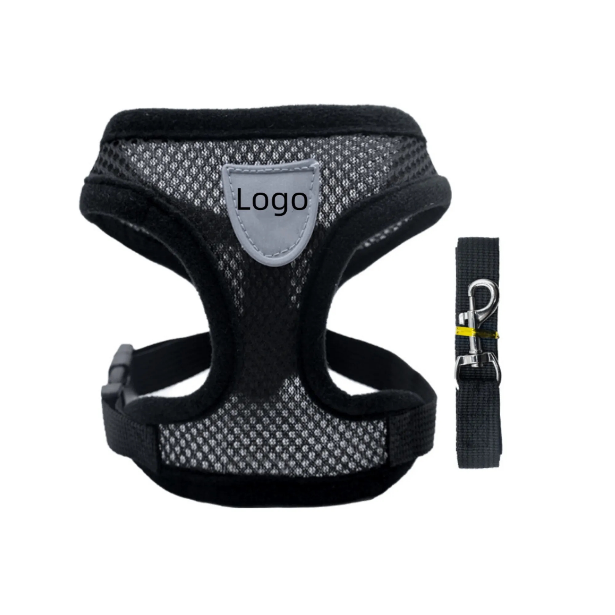 Breathable Mesh Pet Harness Set 2