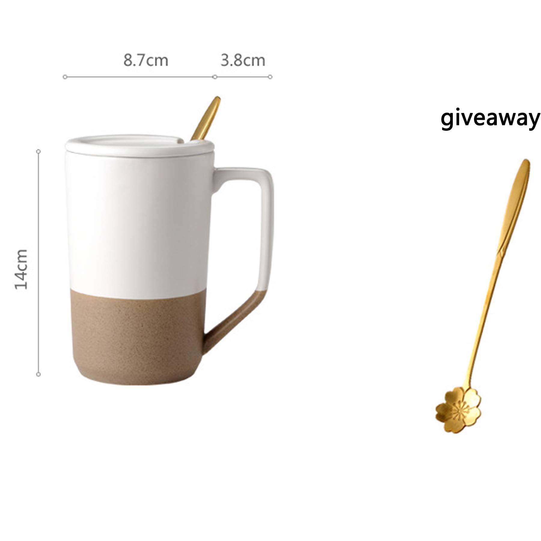 17OZ Large Capacity Coarse Ceramic Mug 4