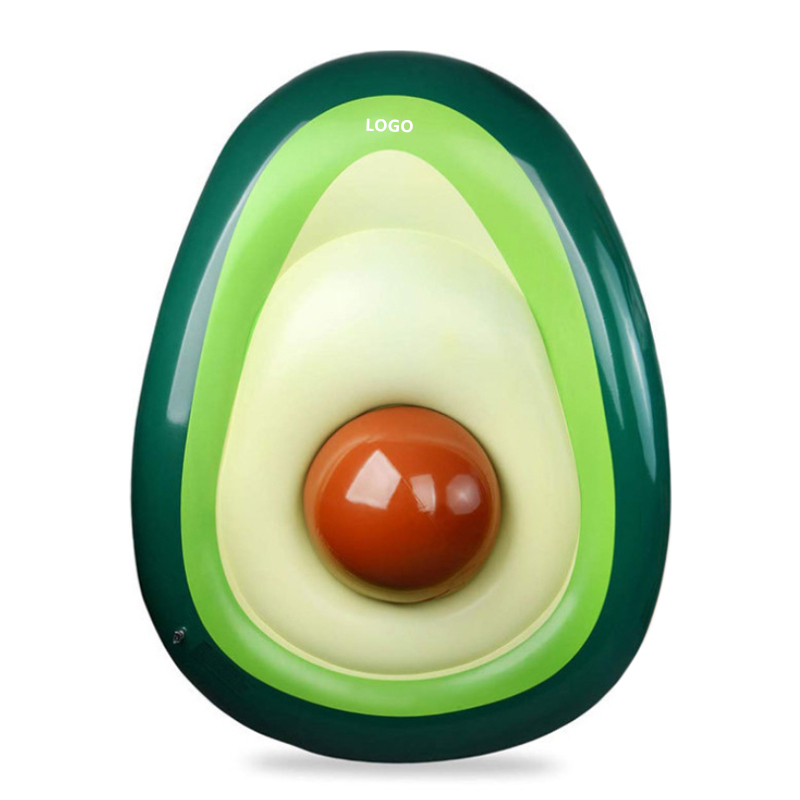 Inflatable avocado floating row 2