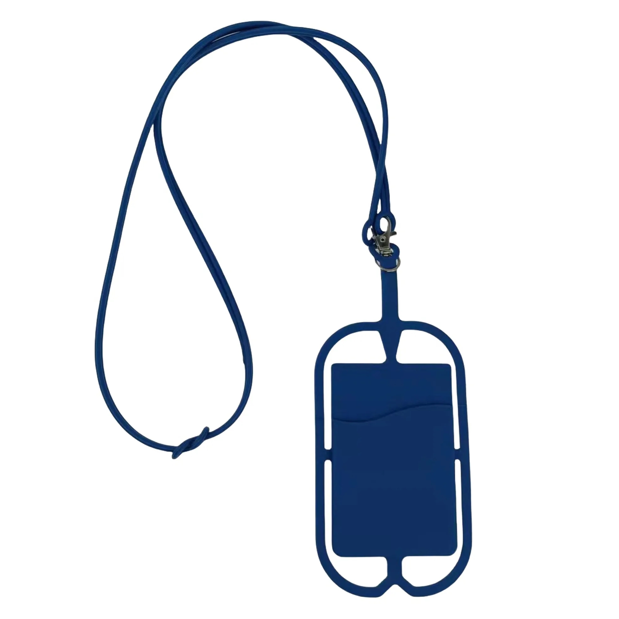 Silicone Card Slot with Lanyard Phone Holder 4