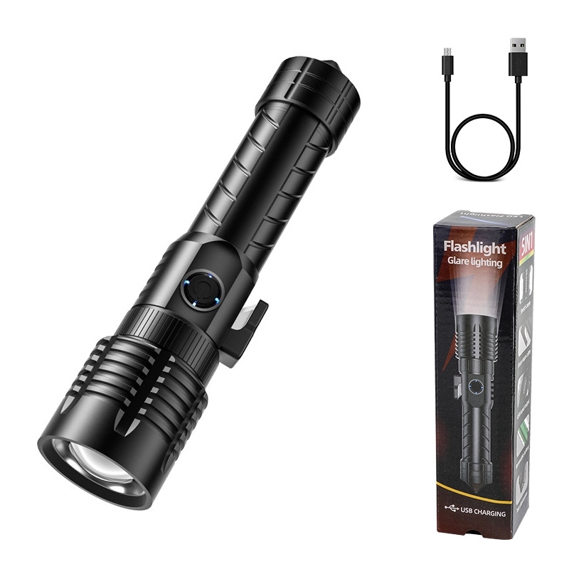 Custom Rechargeable Zoomable Flashlights 3