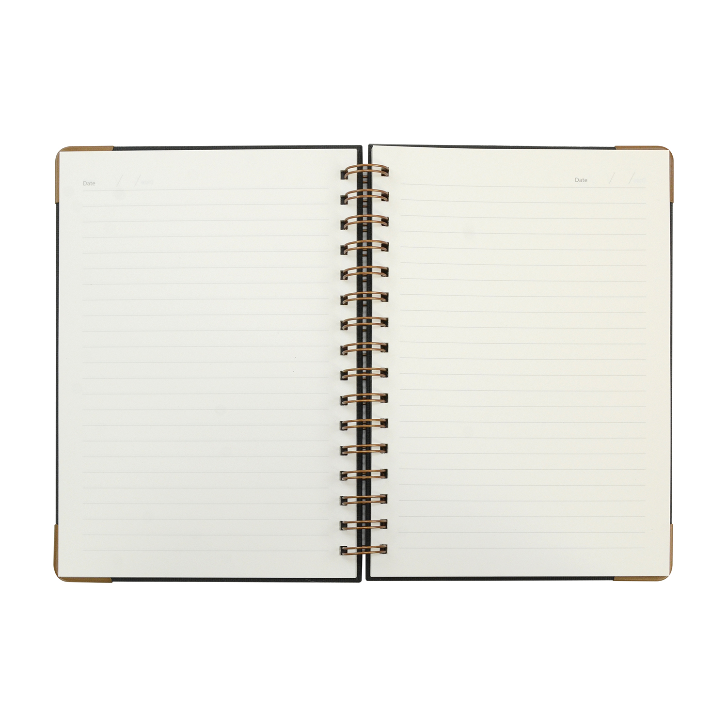 Woven Paper Hardback With Metal Accents Notebook