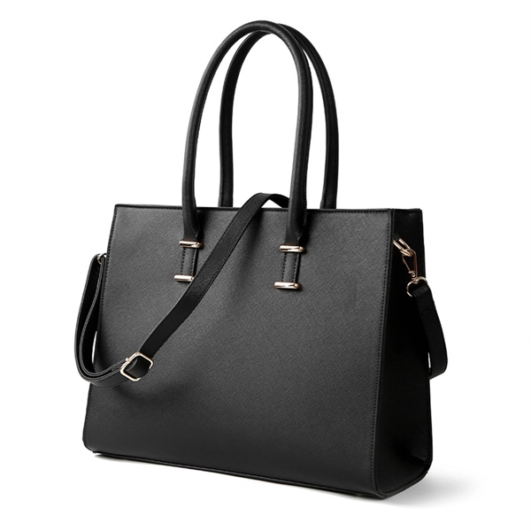 Leather Computer Tote Bag 14 Inch Computer Tote Bag