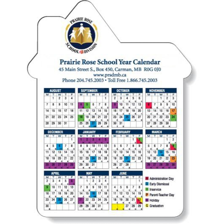 Stock House Magnet (5.5"x7.25") .020 thick, Full Colour, White Vinyl Topcoat