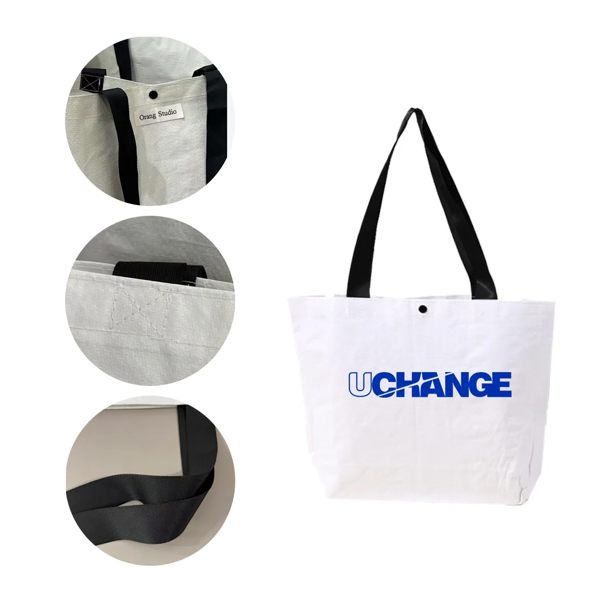 Reusable Non Woven Shopping Tote With Long Handles 5