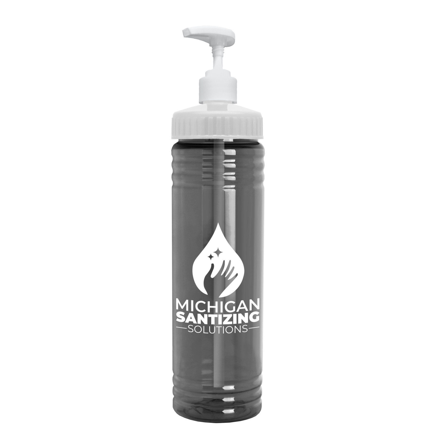 24 oz. Transparent Pump Bottle 1