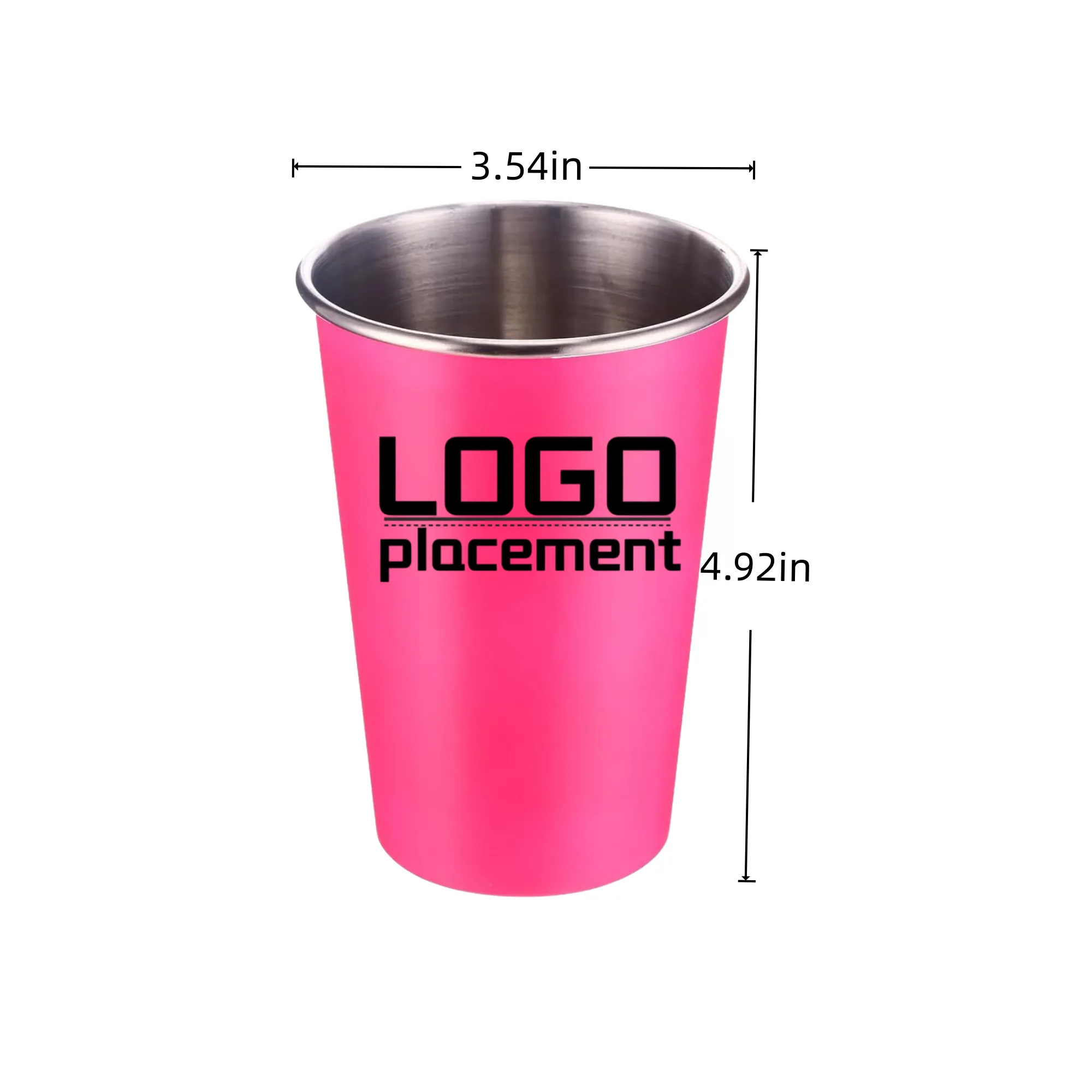 Stainless Steel Shatterproof Stackable Drinking Cup 5