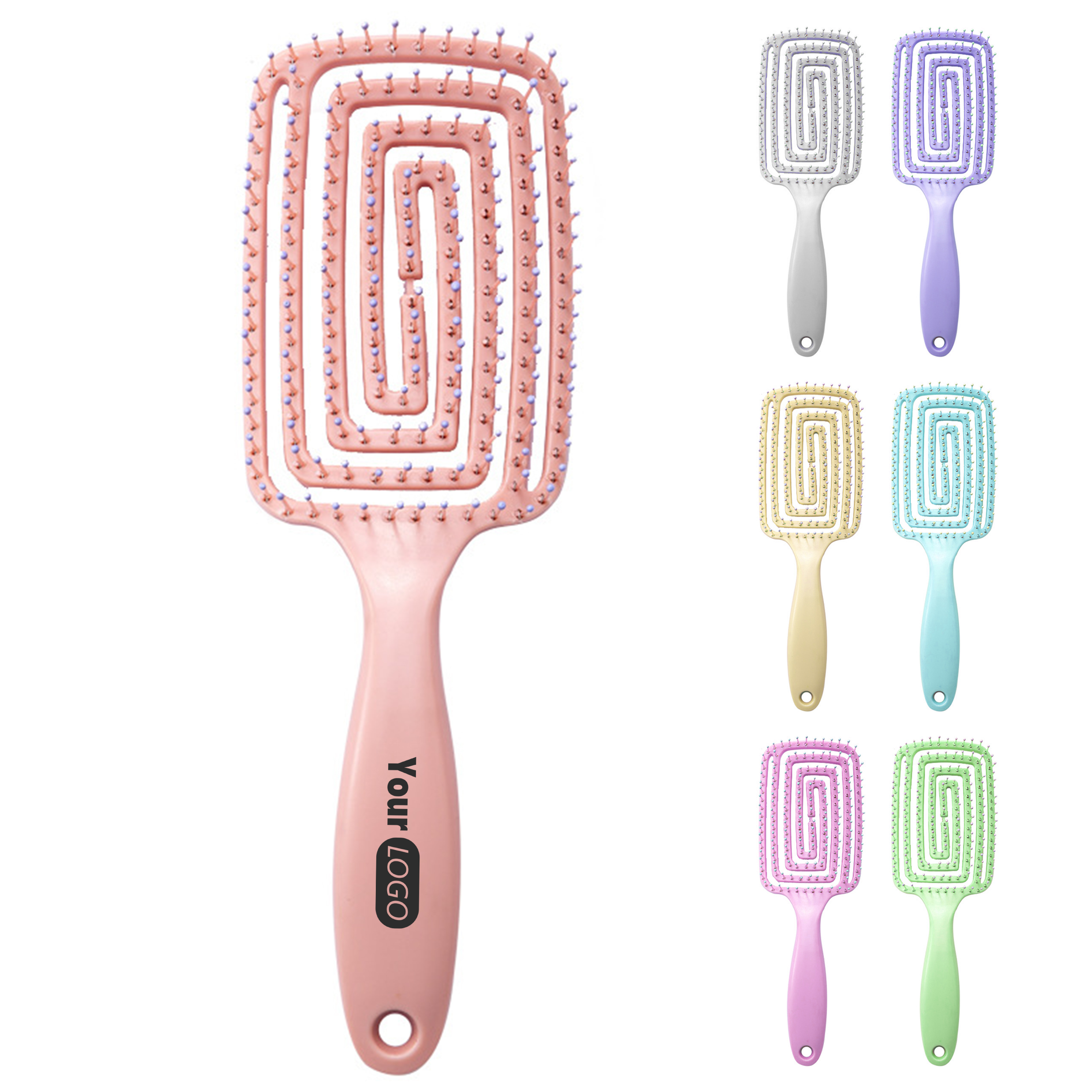 Abs Fluffy Hair Massage Comb 1