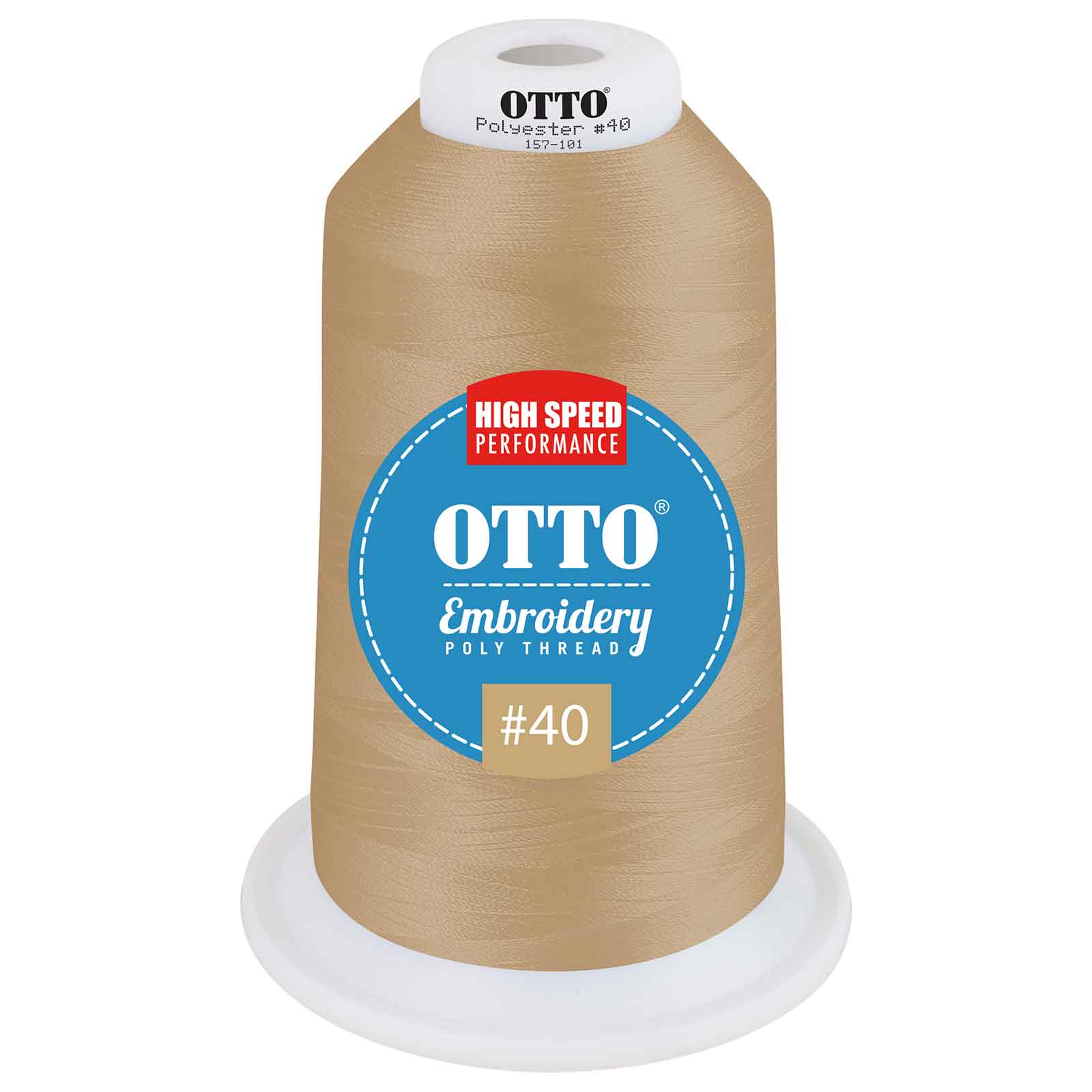 OTTO Embroidery Poly Thread #40 5,500 yd. King Cone 1024