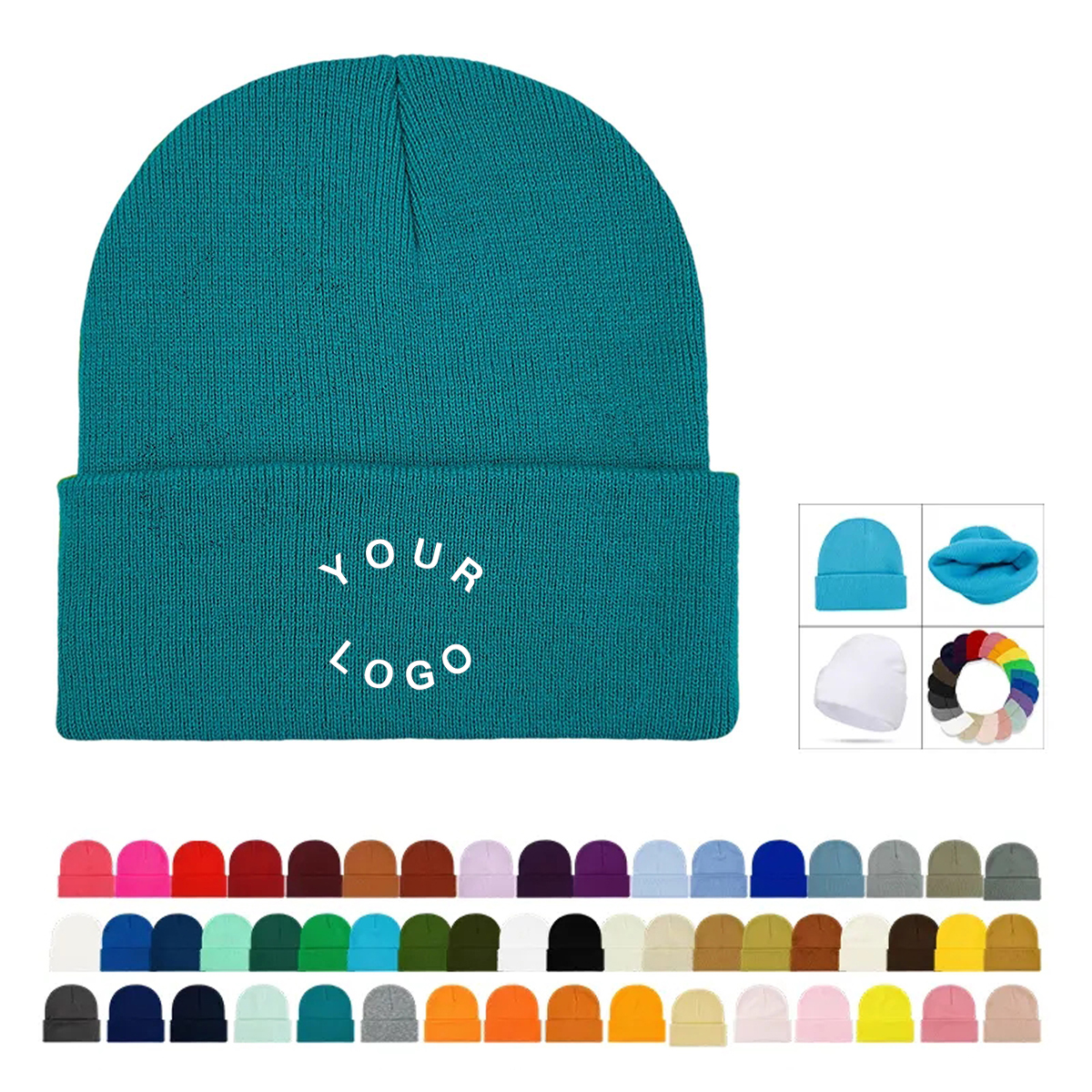 Acrylic Knitted Hat for Toddlers Winter Use 8