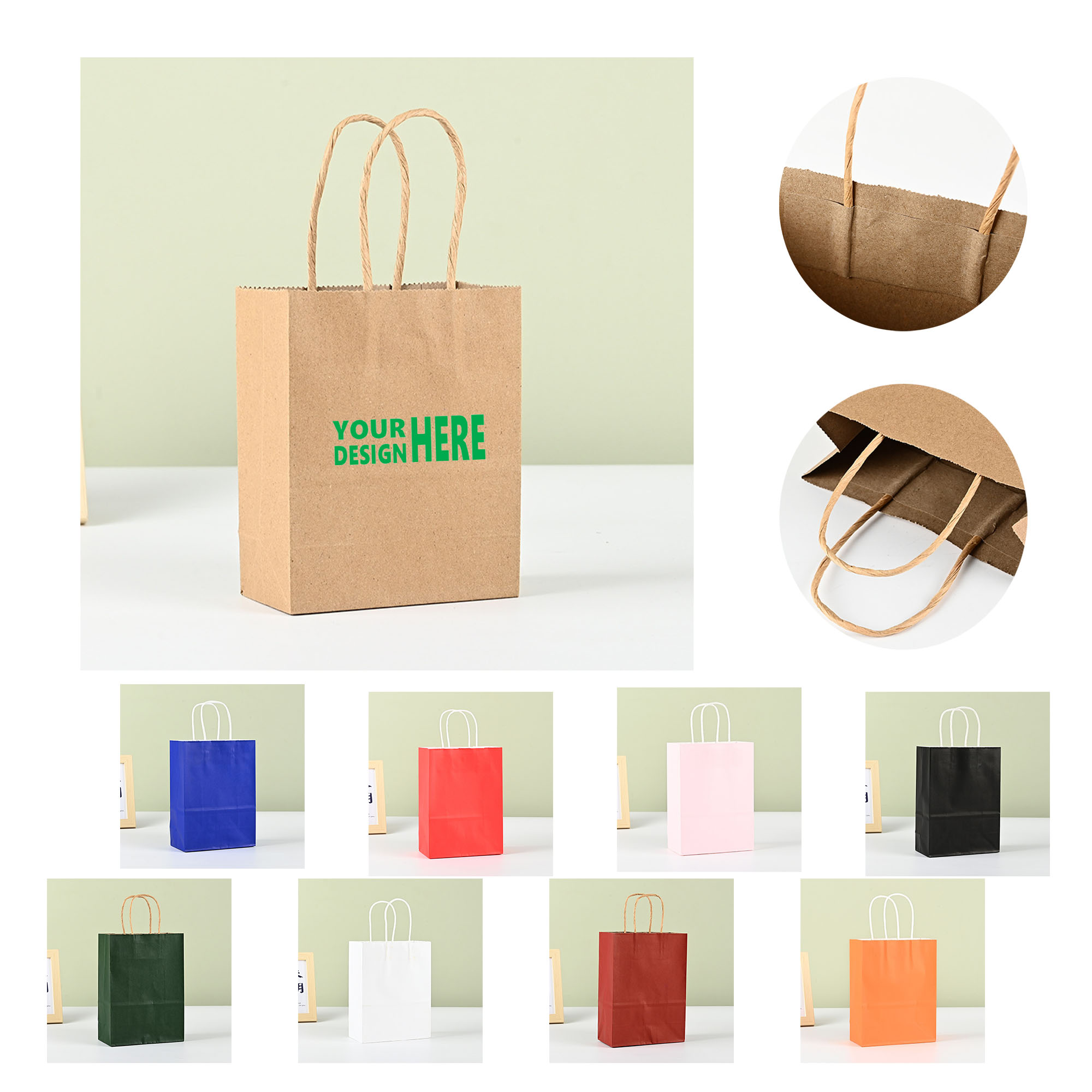 Multiple Color Kraft Paper Bag 2