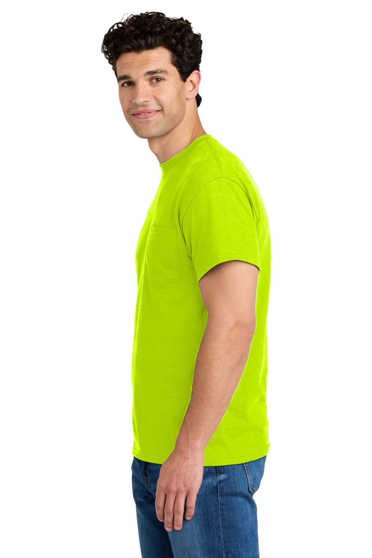 Gildan - DryBlend 50 Cotton/50 Poly Pocket T-Shirt. 8300 95