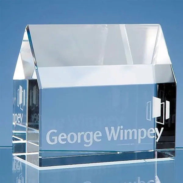Crystal House Paperweight 1