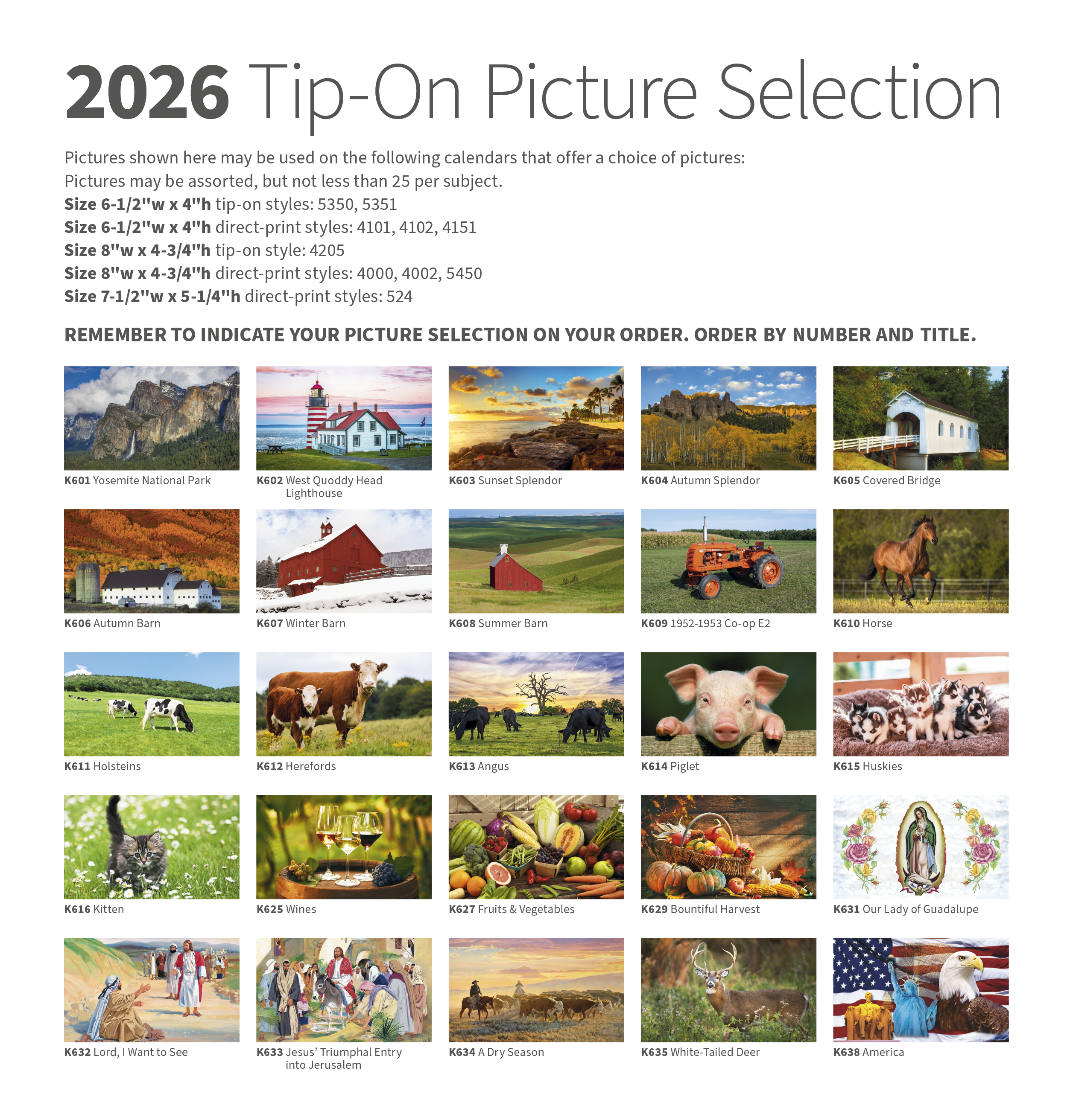 Triumph® Calendars Memo Appointment with Picture