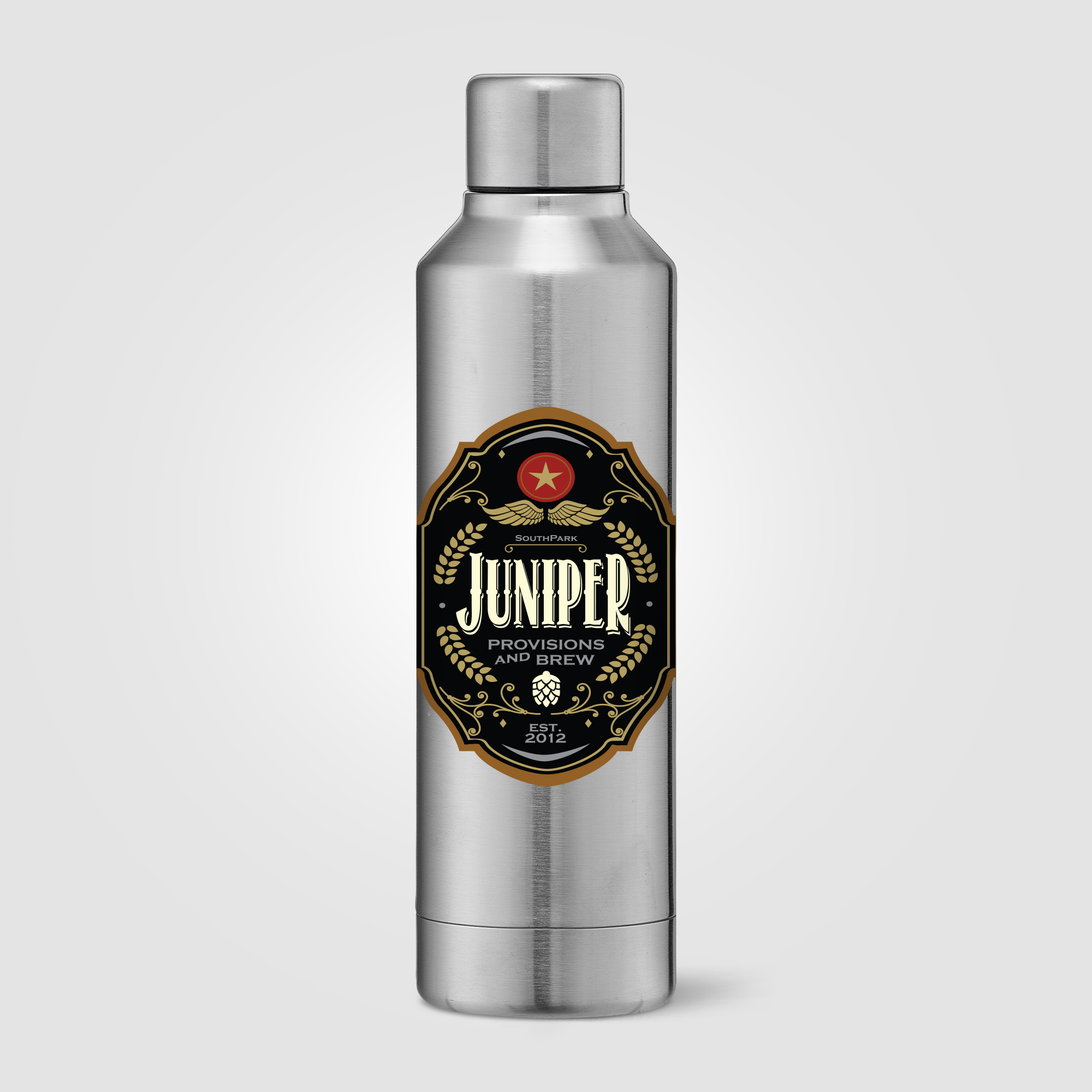 Olympus - 17 oz. Double Wall Copper-Lined Stainless Steel Bottle with Twist Lid 36