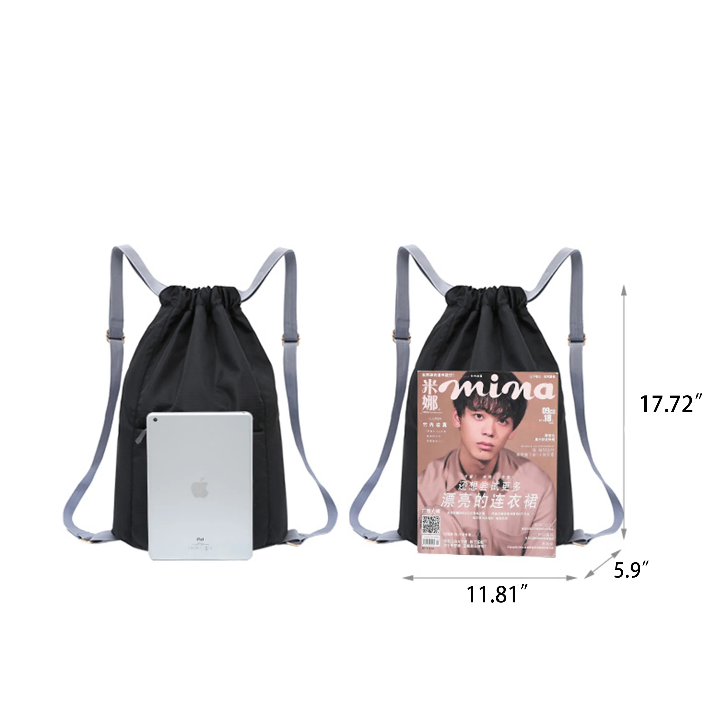 Oxford Fabric Drawstring Backpack for Sports and Casual Use 5