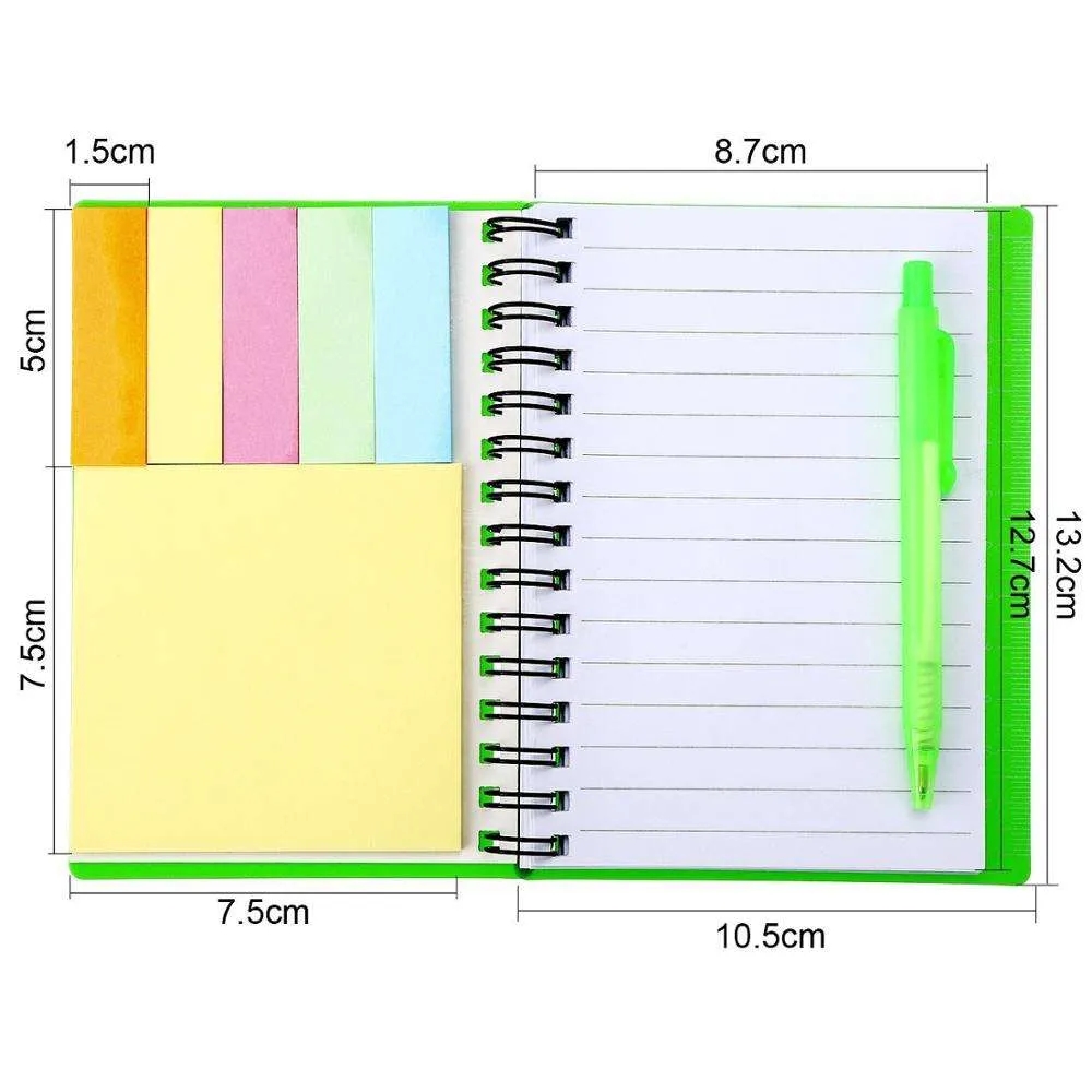 Spiral Notebook Gift Set with Ballpoint Pen 3